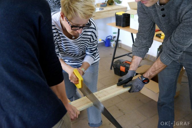 Jak nejlépe vyrobit ptačí budku se dozvíte na workshopu v Kultivaru. OKograf. Pavla Bernardová.